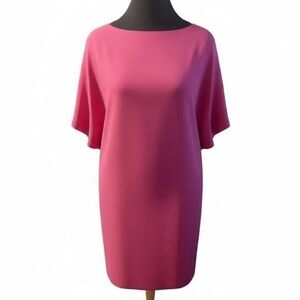 Vintage Unknown brand hot pink, size Medium, women's‎ dress